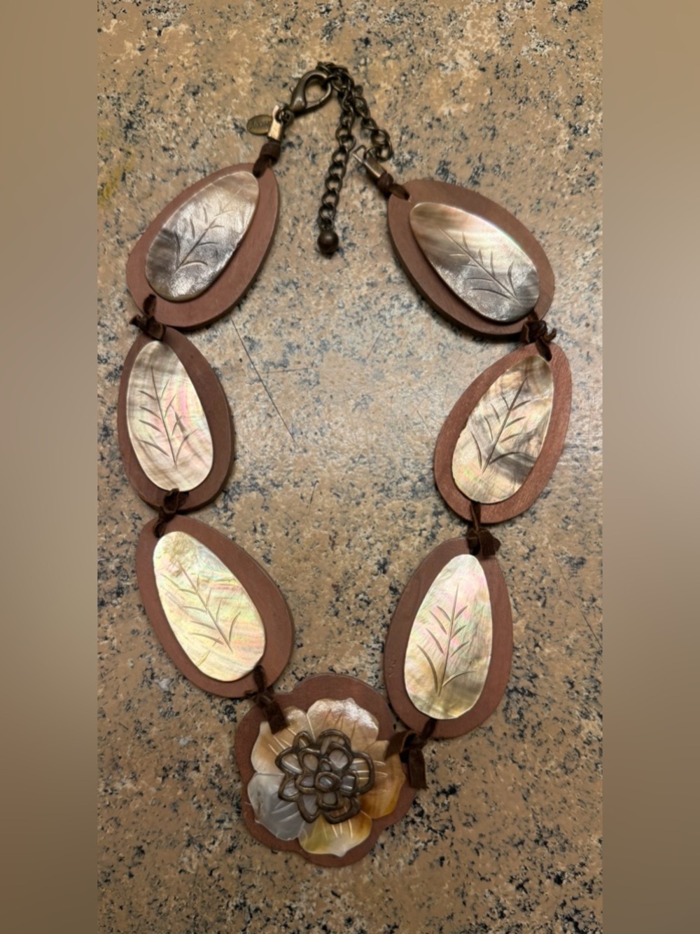 Chico's bohemian-style bib necklace